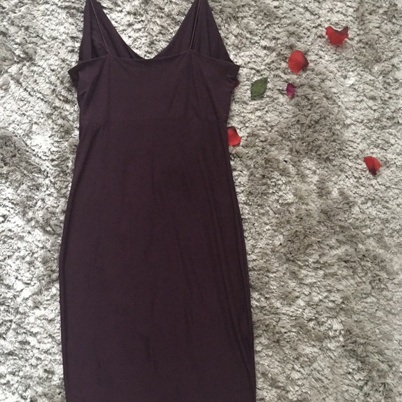 Purple Midi Dress with Cami Straps - Picture 7 of 8
